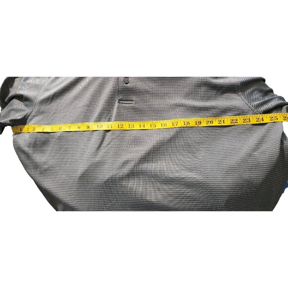 FootJoy Mens XXL Grey Short Sleeve Polo Shirt 100% Polyester Golf Apparel - Picture 5 of 6